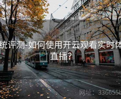 系统评测-如何使用开云观看实时体育直播？
