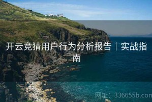 开云竞猜用户行为分析报告｜实战指南