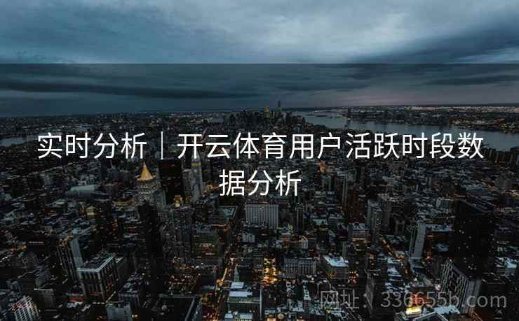 实时分析｜开云体育用户活跃时段数据分析